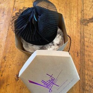 Black Custom Made Fascinator